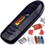 6-in-one memory card reader Custom Imprinted Card Reader