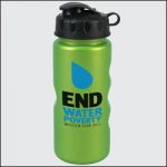 22 oz Tritan Plastic Water Bottle With Metallic Finish