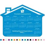 House Shaped Magnet with Calendar