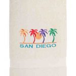 White Terry Loop Beach Towel
