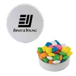 Chewing Gum Round Snap Tin