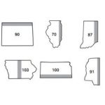 Colorado State Shaped Die Cut Post It Note Pads - Medium Size 0_postitnotes_postitdiecutpads_medium_-_states_sm