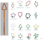 Pens Shaped like Flowers, Leaves, and Trees