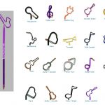 Music, Muscial, Band, and Muscial Instrument Shaped Pens