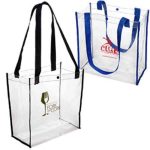Clear PVC Stadium Tote