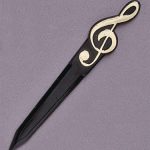 Treble Clef Shaped Letter Opener