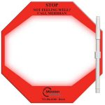 Stop Sign Shaped Dry Erase Board