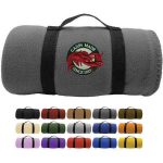 Fleece Blanket with Matching Trim