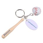 Baseball and Bat Keyholder