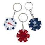 Miniature Poker Chip Keychain Poker Chip Key Chain