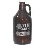 Growlers (Glass Jug and Insulated Stainless Steel) for Beer, Water, and Other Drinks 64 oz. Amber Growler