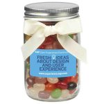 Mason Jar With Jelly Beans # MSJR12-JBN