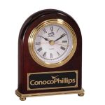 Rosewood Desk Clock # 6438