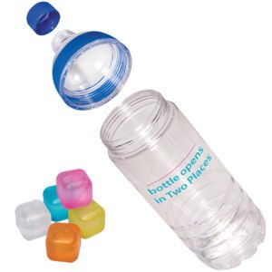 Easy Fill Bottle With Refreezable Cubes