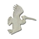 Flying-Pelican-Pin-Silever-Gold