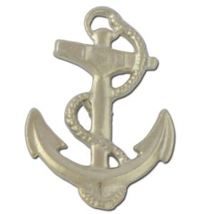Golden Colored Anchor with Rope Pin