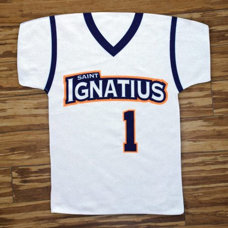 Basketball Player Jersey Shaped Spirit Towel