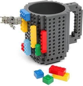 Interlocking Plastic Toy Construction Brick Mug