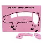 Fun for All Foam Pork / Pig Puzzles - Displays Butcher Cuts Foam-Informational-Swine-Puzzle-for-Kids-and-Adults