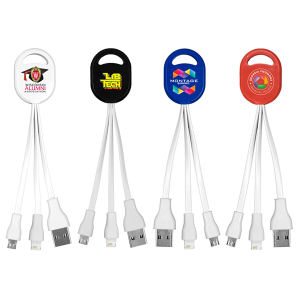 Full Color Imprint 2 in 1 Charging Cords