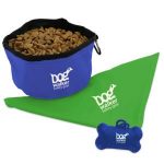 Pick-Up-Tote-Doggie-Bandana-Zipper-Food-Container-Kit