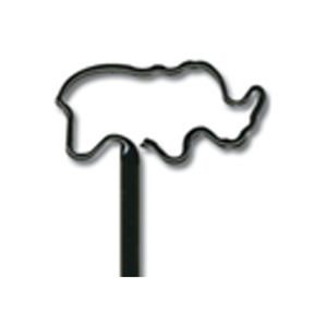 Bended Rhinoceros Shape Top Pen