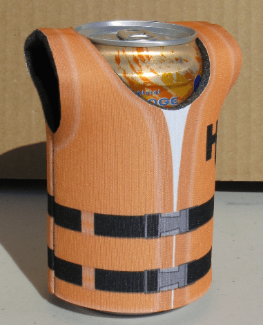 Safety Vest Can Cooler Front