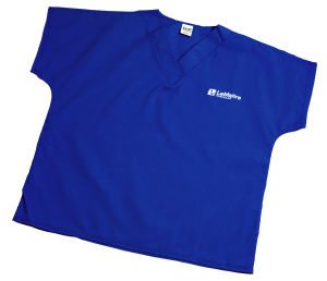 Single Imprint Design Scrubs Shirt