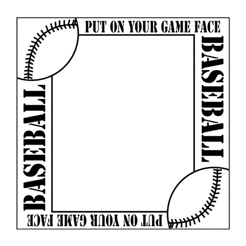 Bandanna with Big Baseball Designs