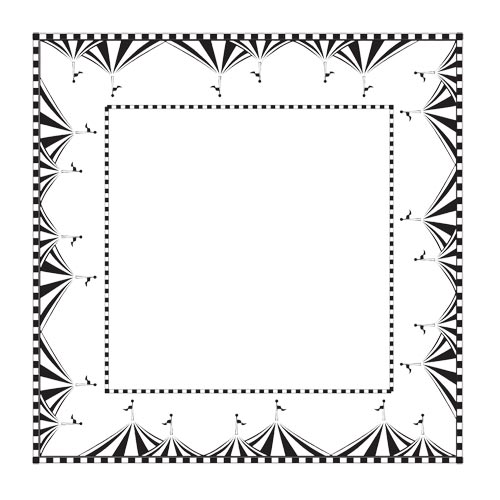 Circus Tents on the Border of Bandanna