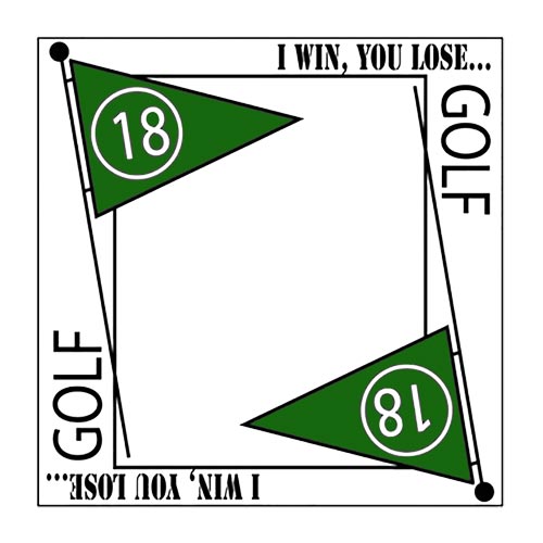 Golf Flag Bandannas for Hole in Ones and Golf Courses