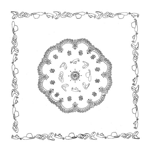 Ranch Hands Wear Paisley Bandannas to Wipe Their Brows