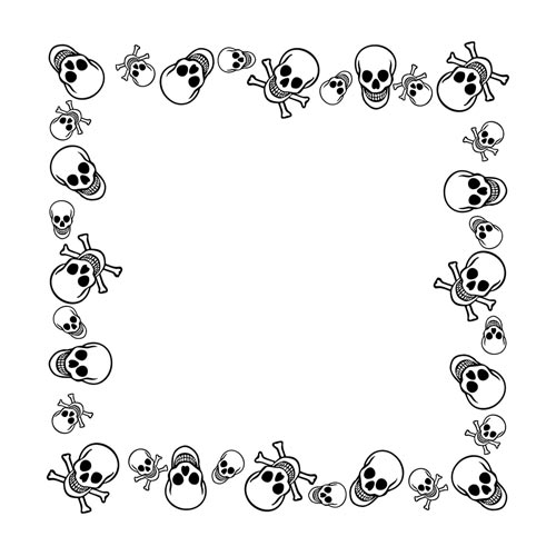 Skull and Cross Bones Pirate Ship Themed Bandanna Skull Cap