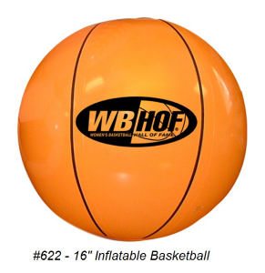 Basketball Shaped Blow Up Beach Ball