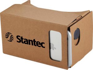 Foldable Paper Board VR Head Gear