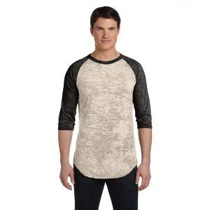 Heather Baseball Shirt - 3/4 Sleeves