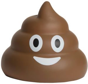 Poo Pile Emoji with Smile Stress Ball