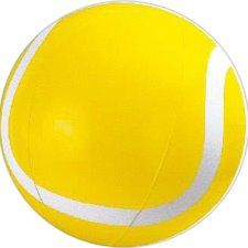 Inflatable Beach Ball - Tennis Ball Shape