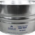Custom Printed Galvanized Metal Round Tubs - Three Huge Sizes ice-drink-bucket-cooler