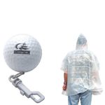Golf Course Rain Ponchos with Golf Ball Shaped Cases rain-poncho-in-golf-ball
