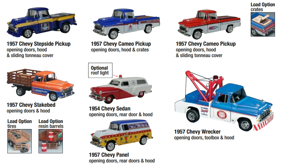 Die Cast Classic Chevrolet Truck And Service Car Models 1 25 Promotional Product Ideas By Imprintitems Com