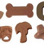 molded chocolate shapes