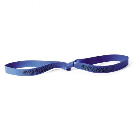 Rubberband style workout rubber band. 20" long with a custom direct imprint on the band. 