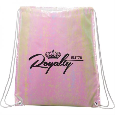 Iridescent Finish Drawstring Bag