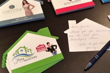 Custom Die Cut Shaped Notecards