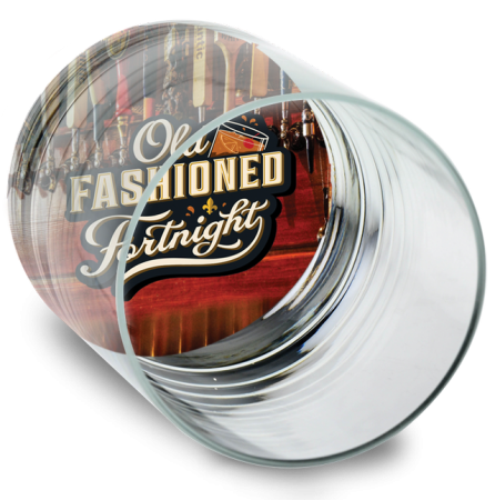 Executive Double Old Fashion with printed bottom