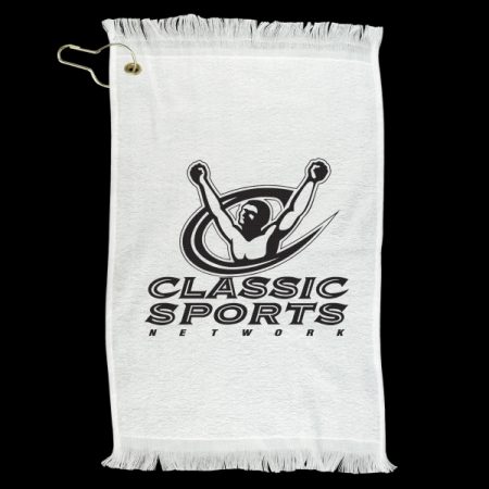white belt clip towel