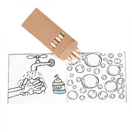 Germ coloring book, Covid-19 Children Education