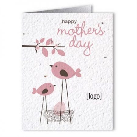 mother's day seed paper card