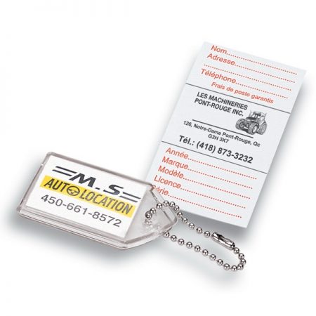 ID tags made with soft vinyl.